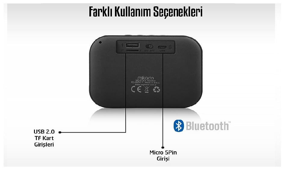 Mikado MD-BTX3 Bluetooth Speaker